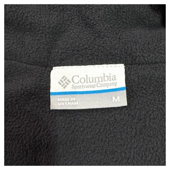 Columbia Women’s Puffer Vest With Fleece Lining Size Slant Pockets Medium - Picture 10 of 11